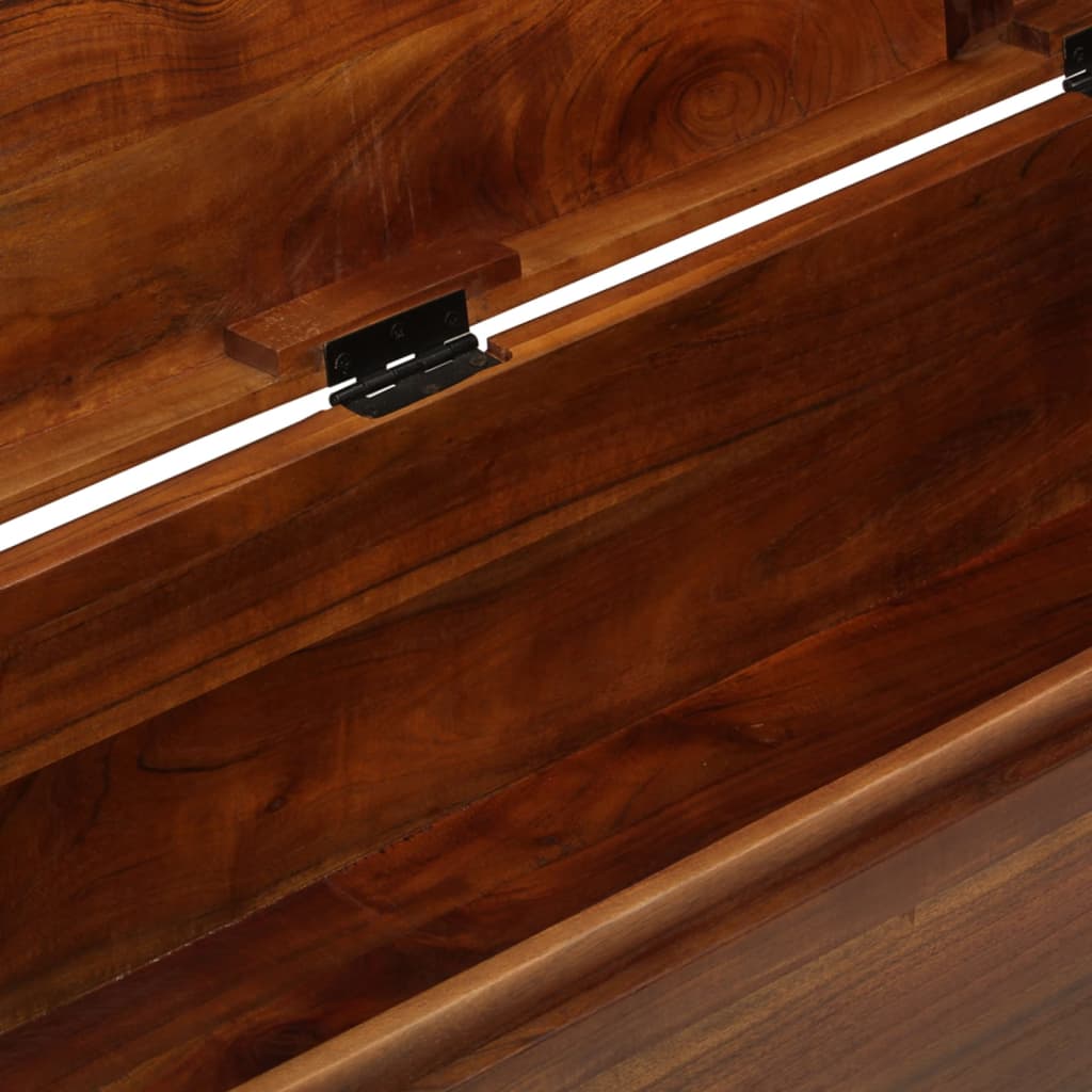 Baule 110x35x41 cm in Legno Massello di Acacia 328304