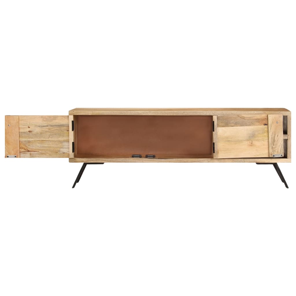 Mobile Porta TV-Mobile per TV-Credenza TV 110x30x40 cm in Legno Massello di Mango 447201