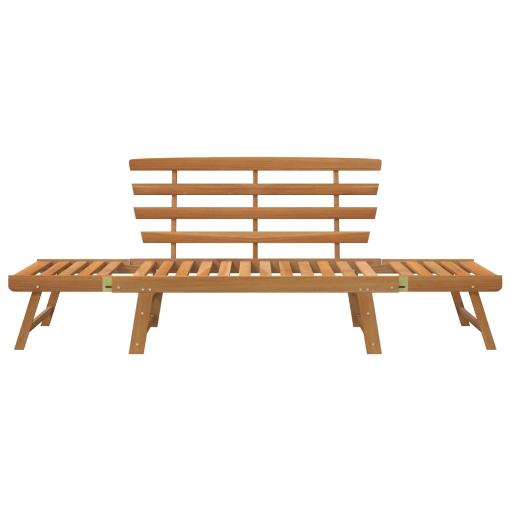 Panca da giardino 2 in 1 mobili da giardino per esterni terrazza 190 cm legno massello di acacia 02_0011295