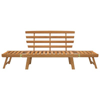Panca da Giardino 2-in-1 190 cm in Legno Massello di Acacia 316471
