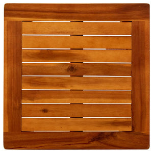 Tavolino da Giardino 45x45x36 cm in Legno Massello di Acacia 316394
