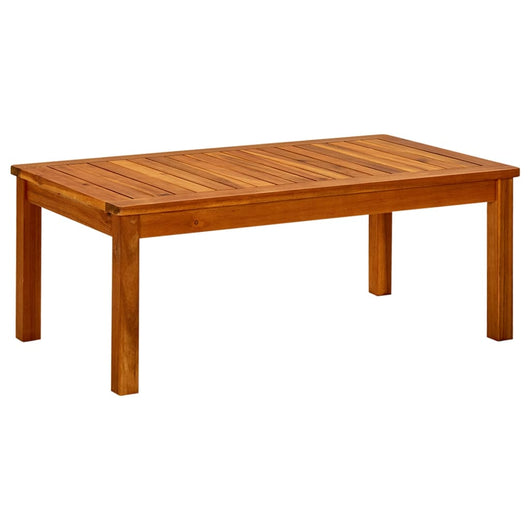 Tavolino da Giardino 90x50x36 cm in Legno Massello di Acacia cod mxl 34449