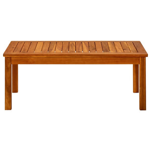 Tavolino da Giardino 90x50x36 cm in Legno Massello di Acacia 316400