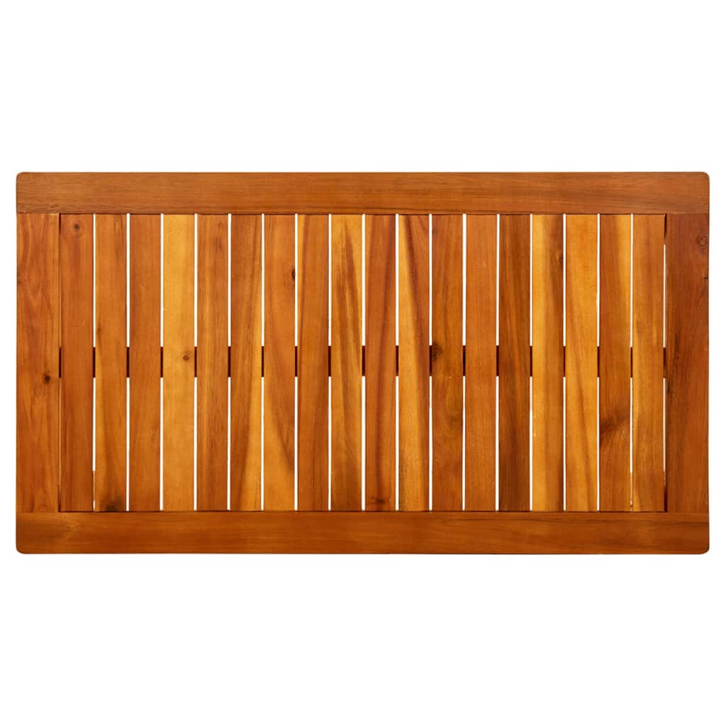 Tavolino da Giardino 90x50x36 cm in Legno Massello di Acacia 316400