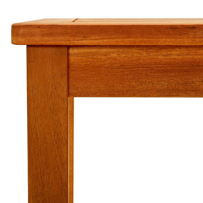 Tavolino da Giardino 90x50x36 cm in Legno Massello di Acacia 316400
