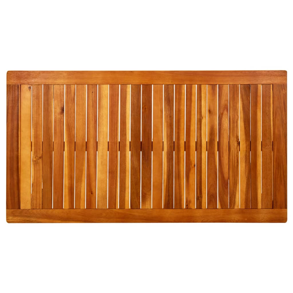 Tavolino da Giardino 110x60x45 cm in Legno Massello di Acacia cod mxl 34431
