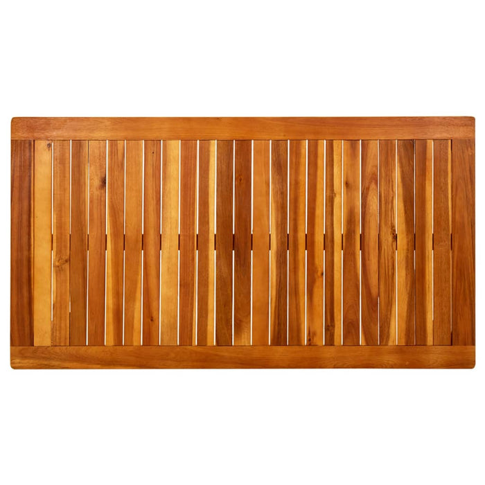 Tavolino da Giardino 110x60x45 cm in Legno Massello di Acacia cod mxl 34431