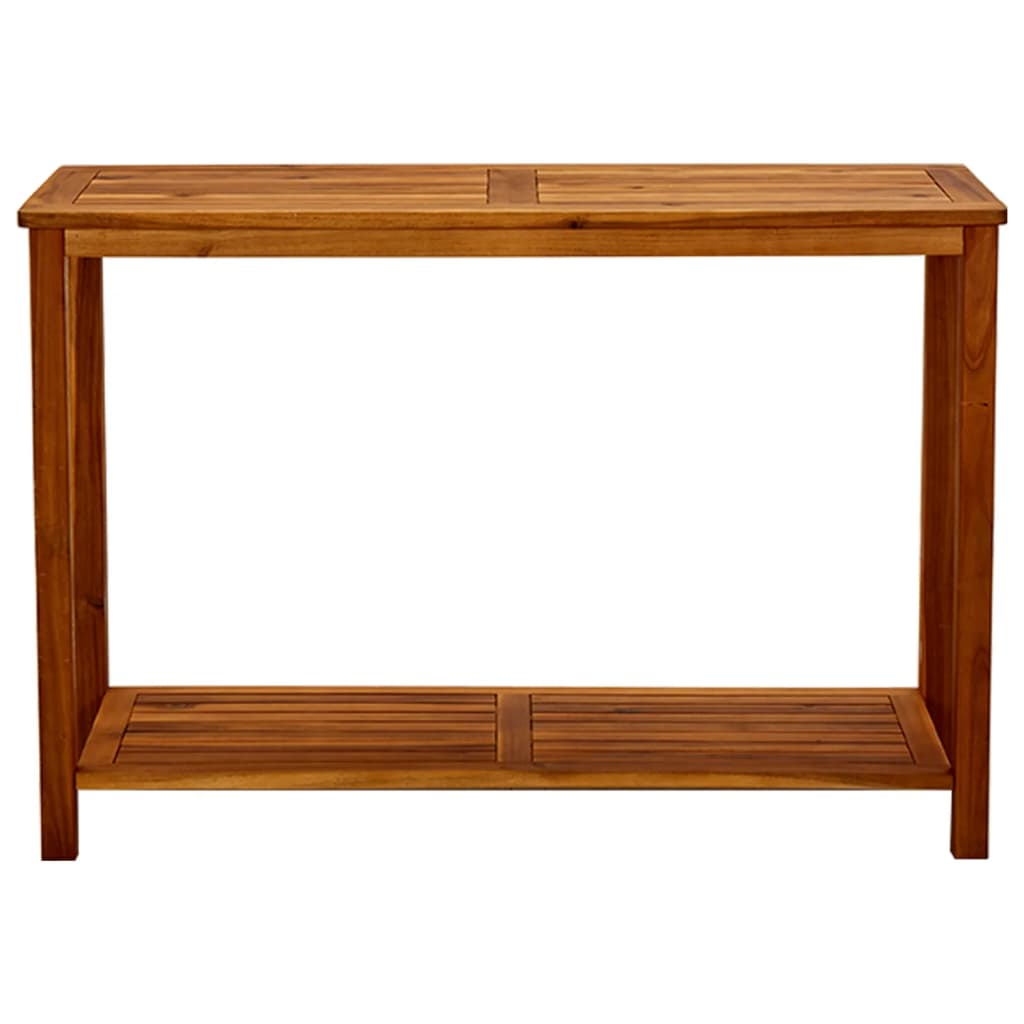 Tavolo Consolle da Giardino 110x40x75cm Legno Massello Acacia 316406