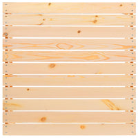 Poggiapiedi da Giardino con Cuscini 2 pz Legno Massello di Pino 807291