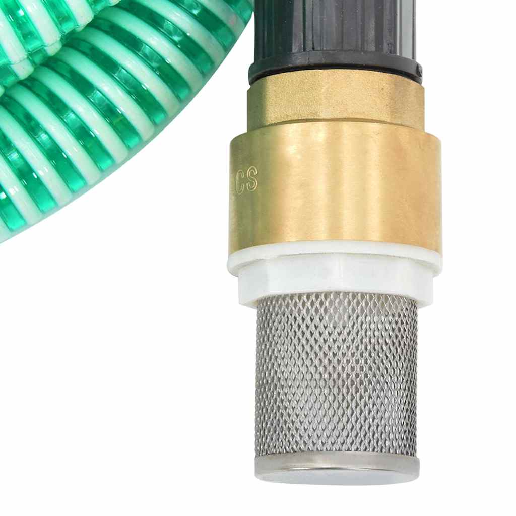 Tubo di Aspirazione con Connettori in Ottone 5 m 25 mm Verde cod mxl 56488