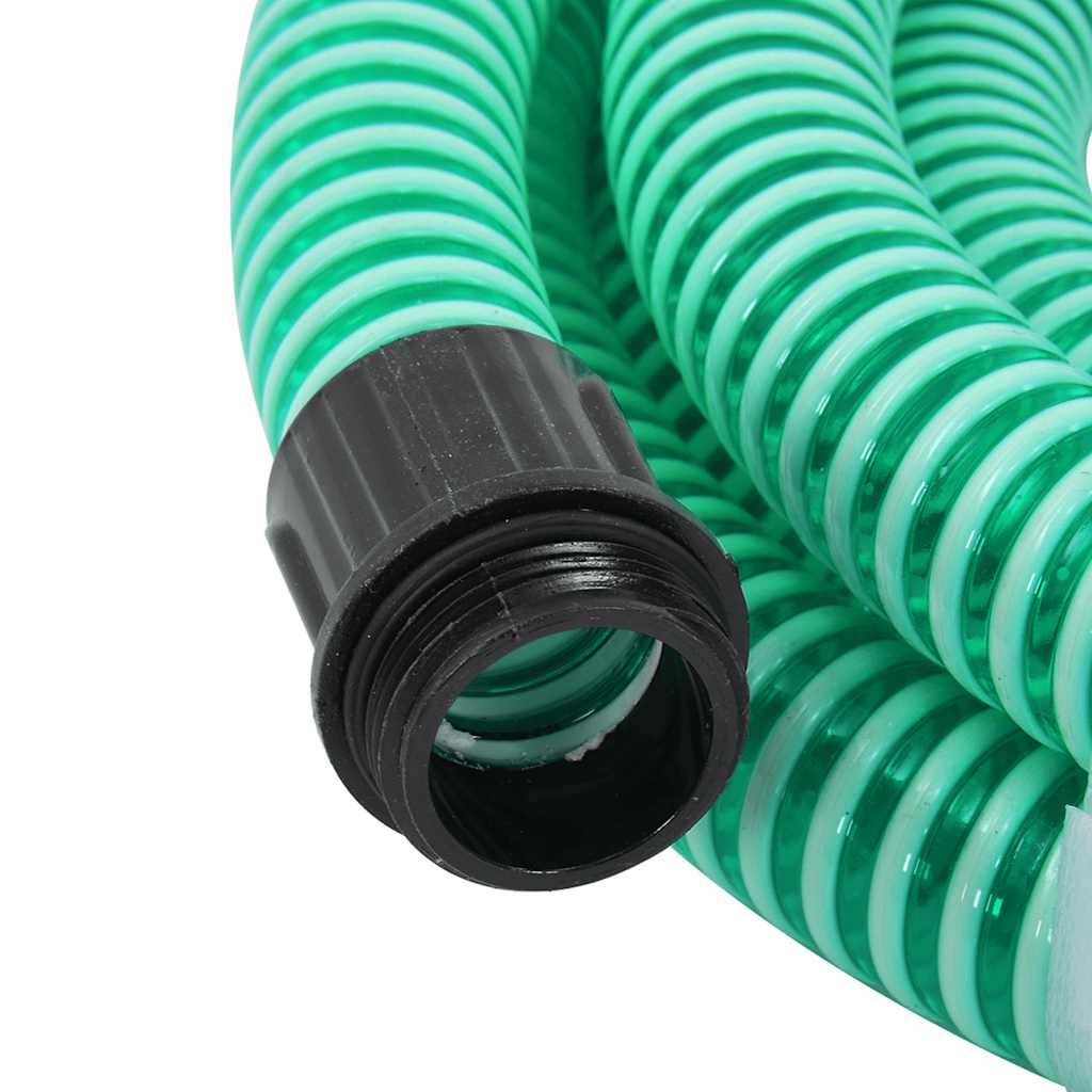 Tubo di Aspirazione con Connettori in Ottone 20 m 25 mm Verde cod mxl 70333