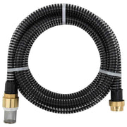 Tubo di Aspirazione con Connettori in Ottone 5 m 25 mm Nero cod mxl 55178