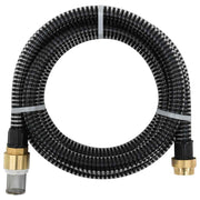 Tubo di Aspirazione con Connettori in Ottone 7 m 25 mm Nero cod mxl 55142