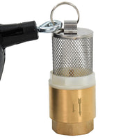 Tubo di Aspirazione con Raccordi in Ottone Nero 1,1" 7 m PVC 151061