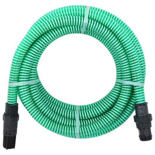 Tubo di Aspirazione con Connettori in PVC 10 m 22 mm Verde cod mxl 56531