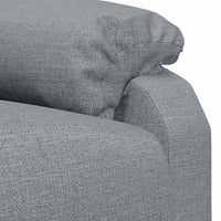 Poltrona Elettrica Massaggiante Grigio Chiaro in Tessuto cod mxl 32205