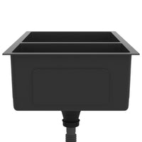 Lavello cucina 62 x 36 x 51 cm acciaio inox nero 02_0002478