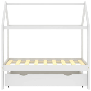 Giroletto per Bambini Cassetto Bianco in Pino Massello 70x140cm 322139