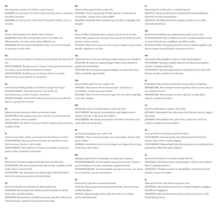 Giroletto per Bambini con Cassetto Bianco Legno Pino 80x160 cm 322140