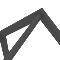 Giroletto Bambini Cassetti-Struttura Letto Bambini Grigio Scuro Pino Massello 90x200 cm 599353