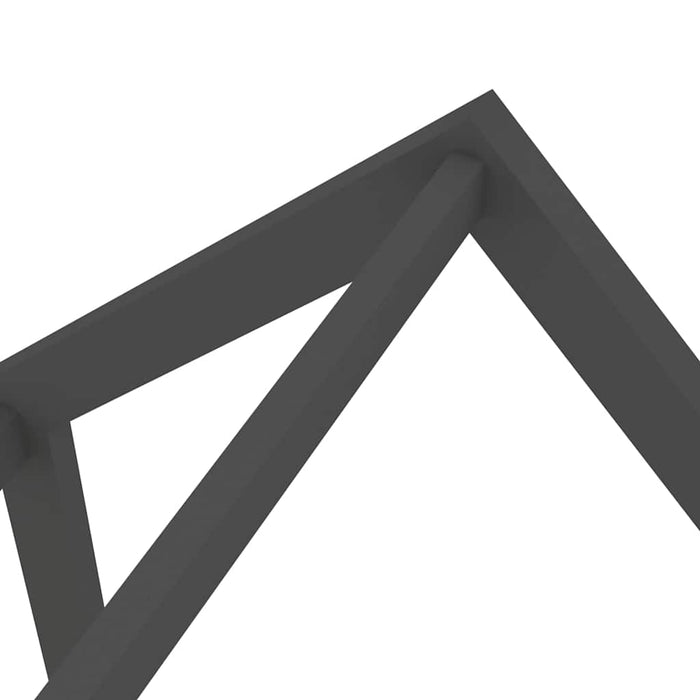 Giroletto Bambini Cassetti-Struttura Letto Bambini Grigio Scuro Pino Massello 90x200 cm 599353