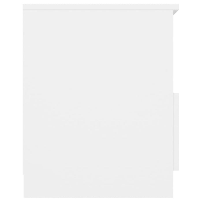 Comodino Bianco 40x40x50 cm in Legno Multistrato 806157