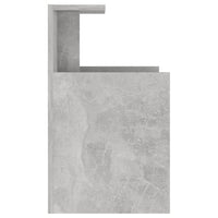 Comodino Grigio Cemento 40x35x60 cm in Legno Multistrato 806183