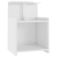 Comodino Bianco Lucido 40x35x60 cm in Truciolato cod mxl 78005