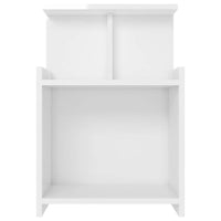 Comodino Bianco Lucido 40x35x60 cm in Truciolato cod mxl 78005