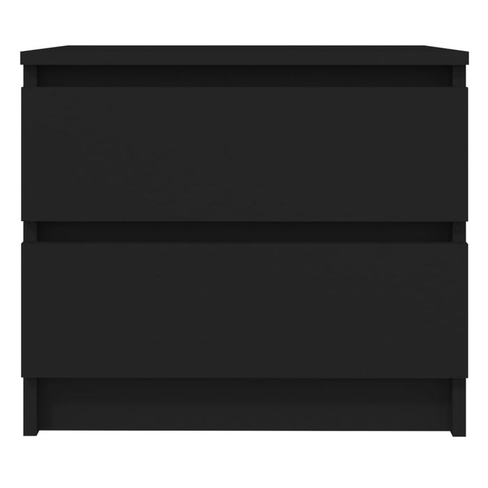 Comodino Nero 50x39x43,5 cm in Truciolato cod mxl 31062