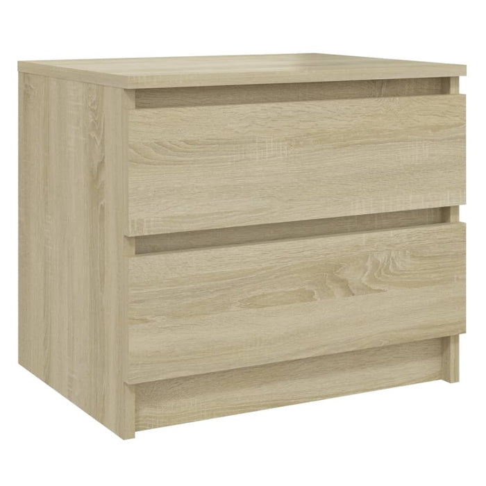 Comodini 2pz-Set di 2 Tavolino da notte Rovere Sonoma 50x39x43,5 cm in Legno Multistrato