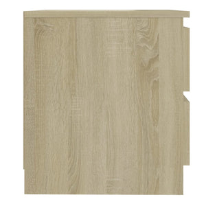 Comodini 2pz Rovere Sonoma 50x39x43,5 cm in Legno Multistrato 806200