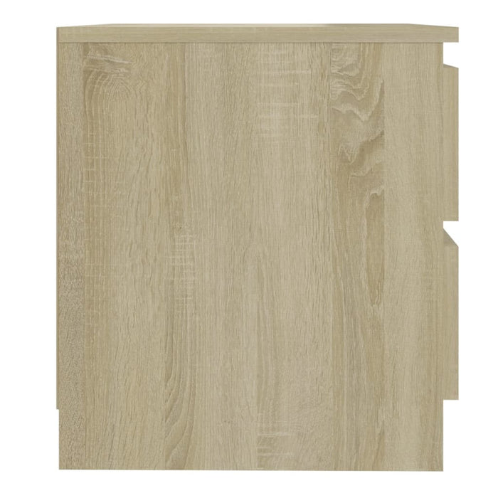 Comodini 2pz Rovere Sonoma 50x39x43,5 cm in Legno Multistrato 806200