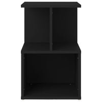 Comodini 2 pz Neri 35x35x55 cm in Legno Multistrato 806349