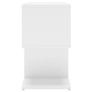 Comodino Bianco 50x30x51,5 cm in Truciolato cod mxl 54438