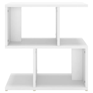 Comodini 2 pz-Set di 2 Tavolino da notte Bianchi 50x30x51,5 cm in Legno Multistrato
