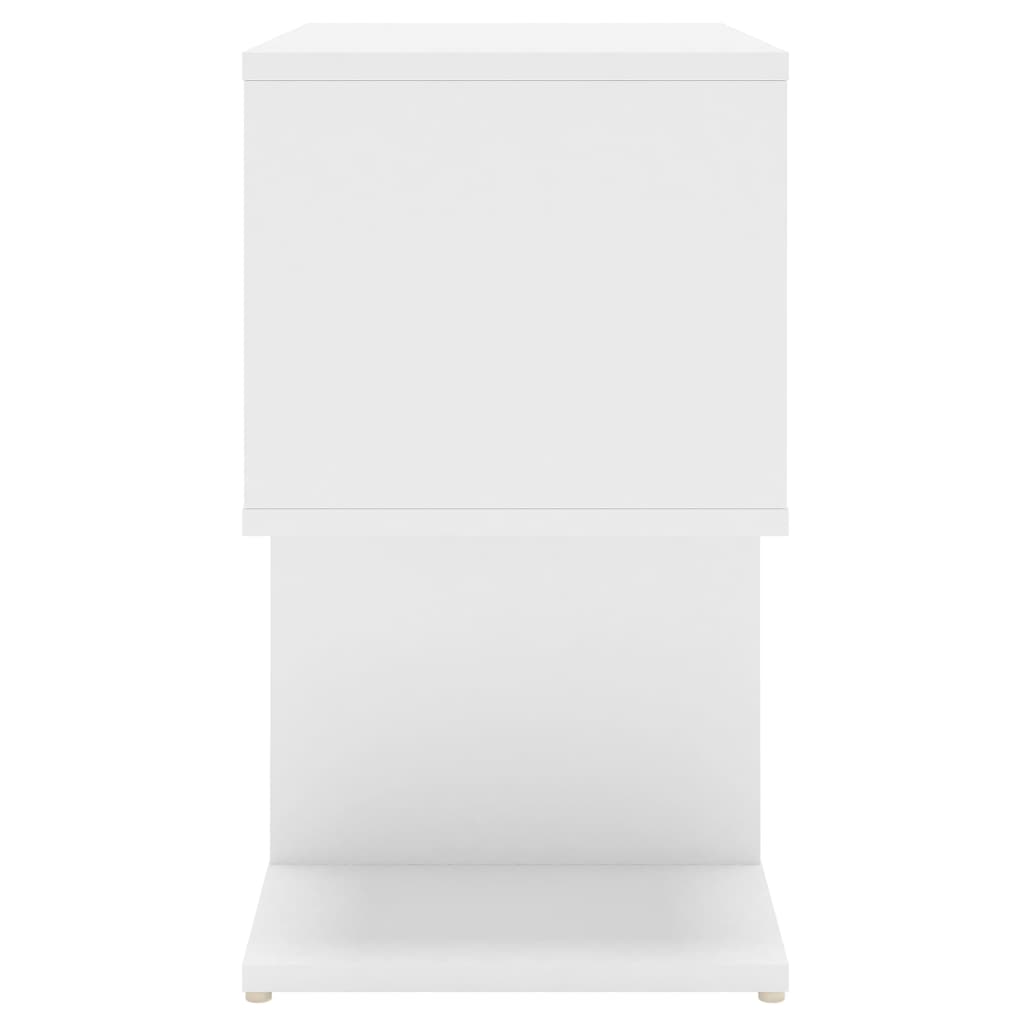 Comodini 2 pz Bianco 50x30x51,5 cm in Truciolato cod mxl 30829