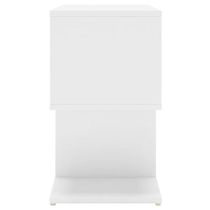 Comodini 2 pz Bianco 50x30x51,5 cm in Truciolato cod mxl 30829