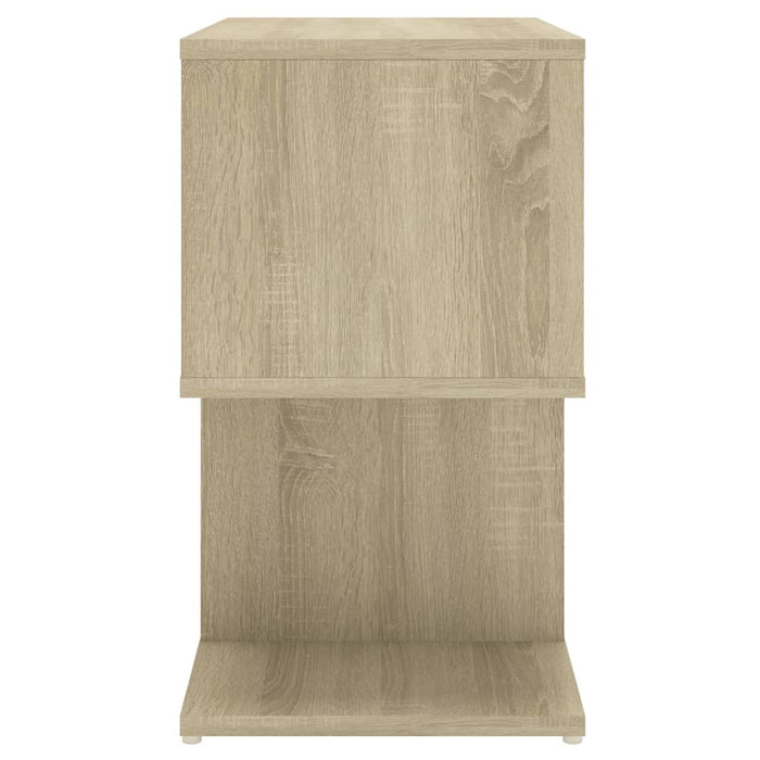 Comodino-Tavolino da notte Rovere Sonoma 50x30x51,5 cm in Legno Multistrato