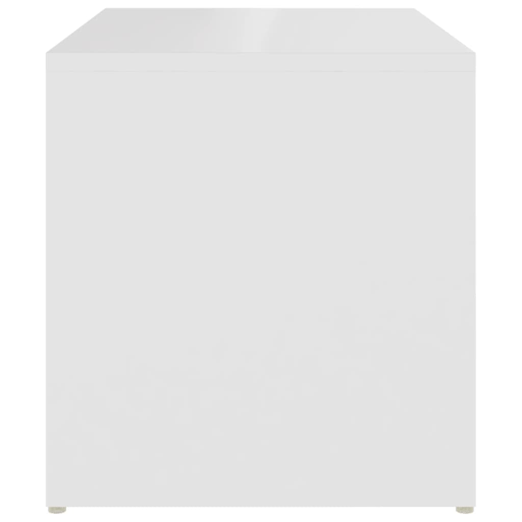 Tavolino-Tavolino da soggiorno-Tavolino da Salotto Bianco 59x36x38 cm in Legno Multistrato
