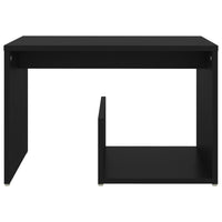 Tavolino Nero 59x36x38 cm in Legno Multistrato 806697