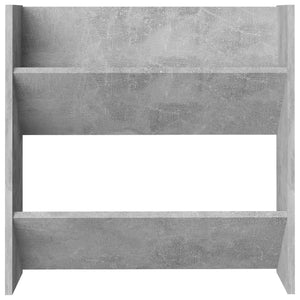 Scarpiera a Muro Grigio Cemento 60x18x60 cm in Truciolato cod mxl 44054