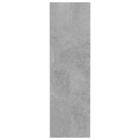 Scarpiera a Muro Grigio Cemento 60x18x60cm in Legno Multistrato 806726
