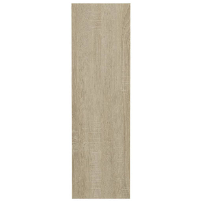 Scarpiere Muro 4pz Bianco e Sonoma 60x18x60cm Legno Multistrato 806731