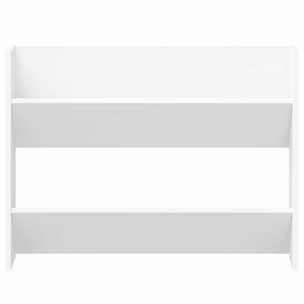 Scarpiera a Muro Bianca 80x18x60 cm in Truciolato cod mxl 42828