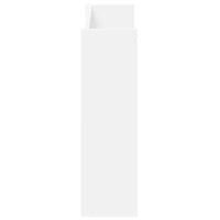 Scarpiera a Muro Bianca 80x18x60 cm in Legno Multistrato 806741