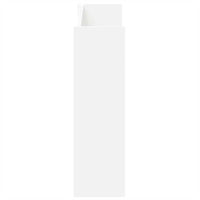 Scarpiere a Muro 2pz Bianche 80x18x60 cm in Legno Multistrato 806742