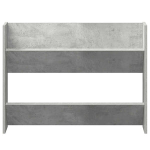 Scarpiere Muro 2pz Grigio Cemento 80x18x60cm Legno Multistrato 806750