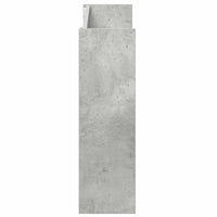 Scarpiere Muro 2pz Grigio Cemento 80x18x60cm Legno Multistrato 806750