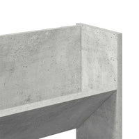 Scarpiere a Muro 2 pz Grigio Cemento 80x18x60 cm in Truciolato